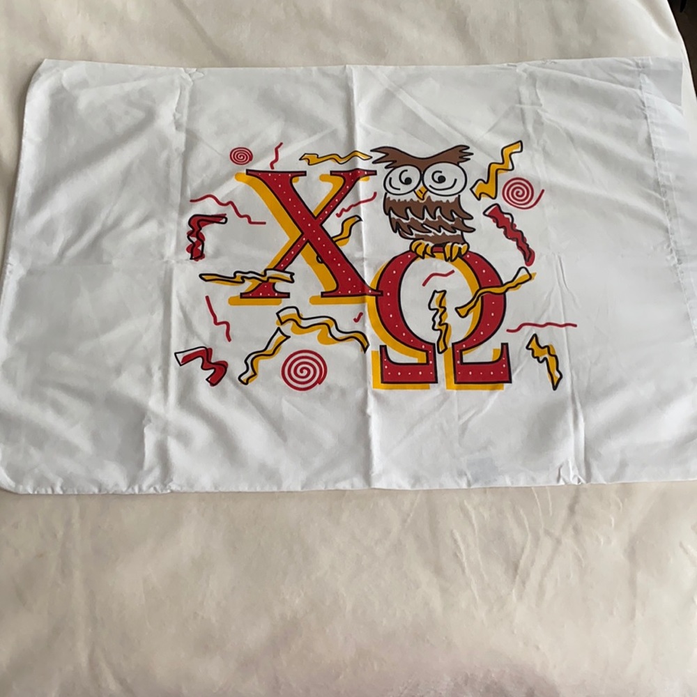 Chi Omega pillowcase